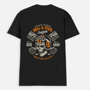 V Neck T-Shirt | Back Print | Travel T-shirt | S -3XL