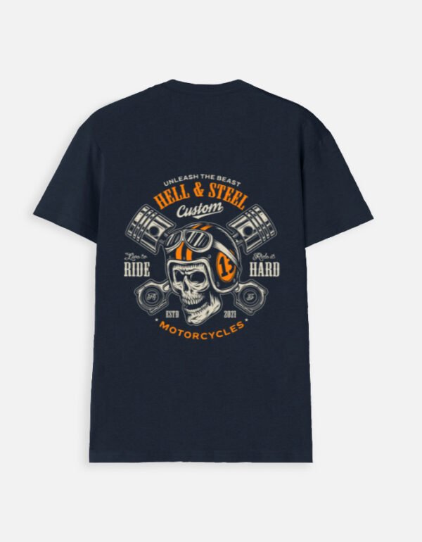 V Neck T-Shirt | Back Print | Travel T-shirt | S -3XL - Image 3