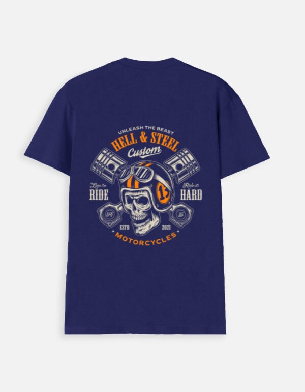 V Neck T-Shirt | Back Print | Travel T-shirt | S -3XL - Image 2