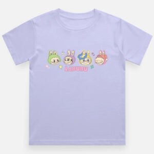 Labubu Tshirt | Kids Crew Neck T-Shirt |  3Year - 13 Year