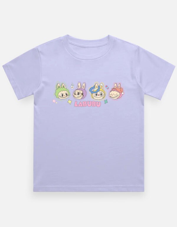 Labubu Tshirt | Kids Crew Neck T-Shirt |  3Year - 13 Year