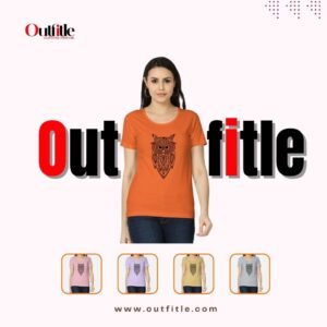 Geometric Print T-Shirt for Women