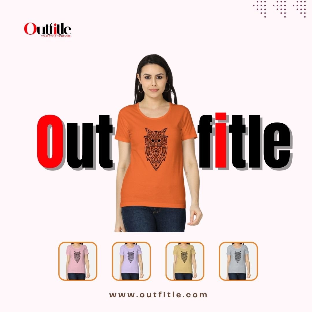Geometric Print T-Shirt for Women